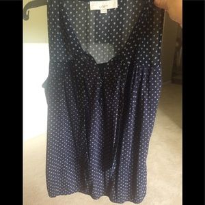LOFT navy medium camisole